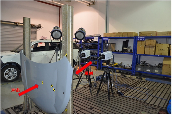 汽車(chē)前覆蓋板高速碰撞實(shí)驗(yàn)