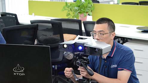 秀絕技，展絕活，新拓三維舉行三維掃描檢測比武大賽