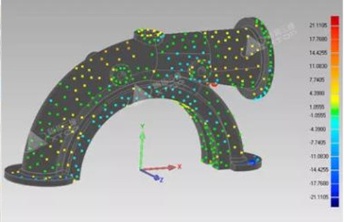 大型鑄件三維光學(xué)測(cè)量應(yīng)用