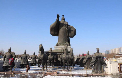 新拓三維助力漢城湖漢武帝雕像雕刻模型數(shù)字化