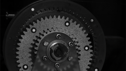 DIC技術(shù)用于齒輪嚙合變形測量