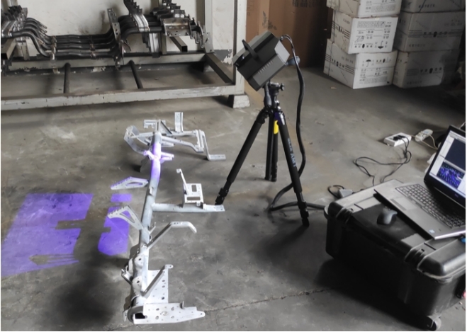 高精度三維掃描儀用于鈑金焊接總成檢測.jpg