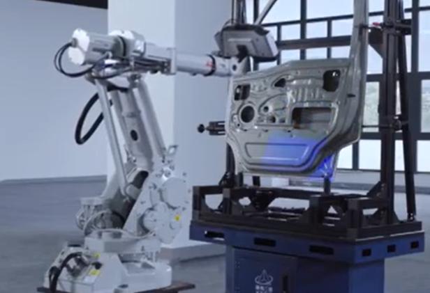 藍(lán)光三維掃描檢測系統(tǒng)用于汽車鈑金三維尺寸檢測.jpg 藍(lán)光三維掃描檢測系統(tǒng)用于汽車鈑金三維尺寸檢測.jpg