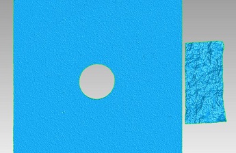 藍光三維掃描儀用于巖石斷裂面三維掃描建模