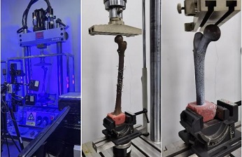 三維數(shù)字散斑DIC技術(shù)用于骨骼材料受壓變形應(yīng)變測量