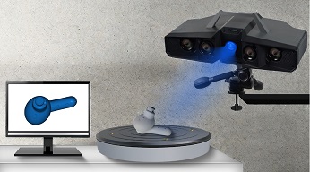 藍光三維掃描儀為什么特別適用于掃描小零部件？