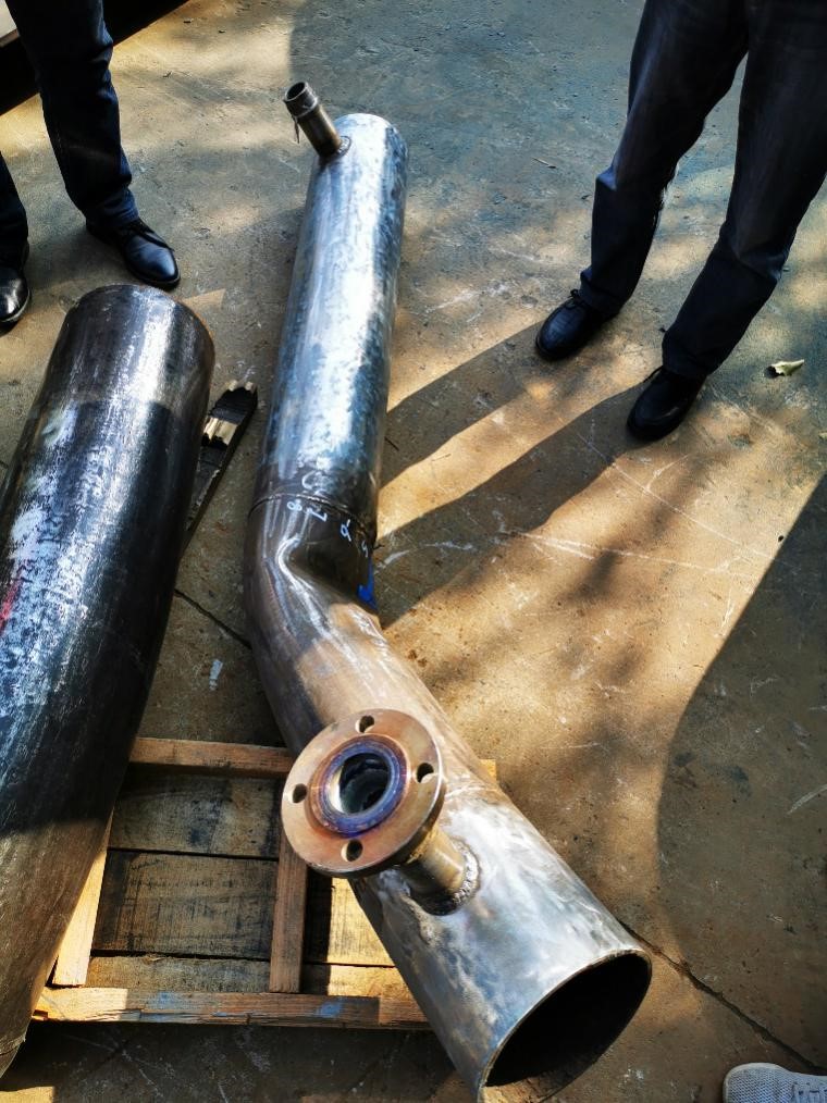 高精度藍光3D掃描儀用于天然氣管路折彎3D尺寸分析.jpg 高精度藍光3D掃描儀用于天然氣管路折彎3D尺寸分析.jpg