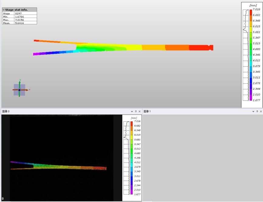 復(fù)合材料劈裂DIC三維全場(chǎng)應(yīng)變測(cè)量.jpg 復(fù)合材料劈裂DIC三維全場(chǎng)應(yīng)變測(cè)量.jpg