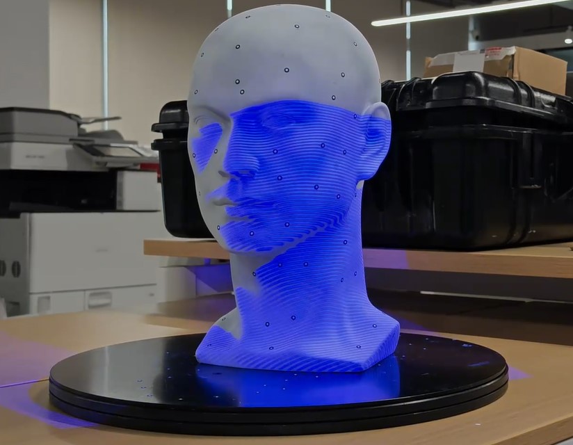 高精度藍(lán)光三維掃描儀用于石膏頭像模型3D掃描建模.jpg 高精度藍(lán)光三維掃描儀用于石膏頭像模型3D掃描建模.jpg