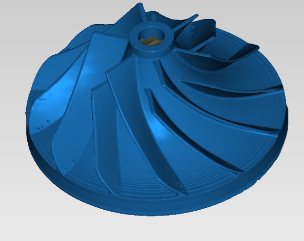 藍(lán)光三維掃描儀用于渦輪3D打印件三維尺寸檢測.jpg 藍(lán)光三維掃描儀用于渦輪3D打印件三維尺寸檢測.jpg