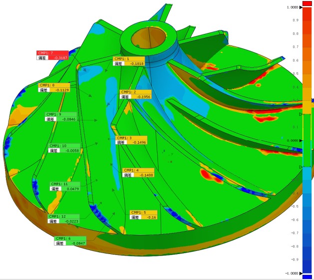 藍(lán)光三維掃描儀用于渦輪3D打印件三維尺寸檢測.jpg 藍(lán)光三維掃描儀用于渦輪3D打印件三維尺寸檢測.jpg