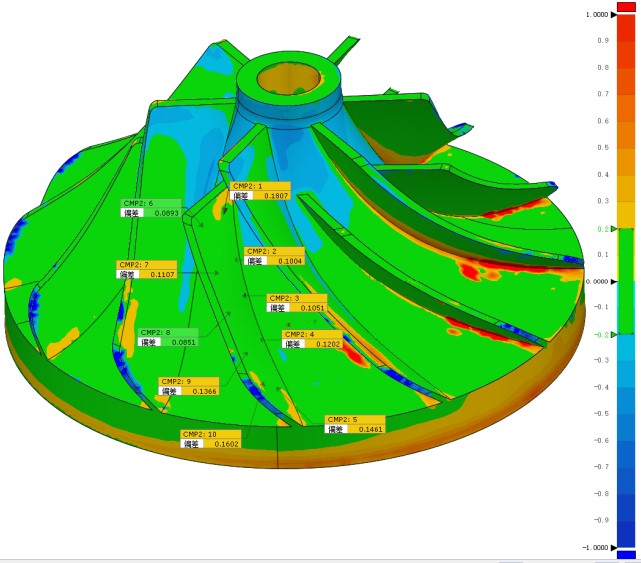 藍(lán)光三維掃描儀用于渦輪3D打印件三維尺寸檢測.jpg 藍(lán)光三維掃描儀用于渦輪3D打印件三維尺寸檢測.jpg