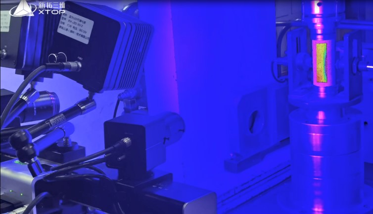 巖石巴西劈裂DIC技術(shù)測(cè)試應(yīng)用