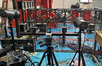 多相機數(shù)字圖像相關(guān)DIC用于桁架靜載扭轉(zhuǎn)全場變形測量